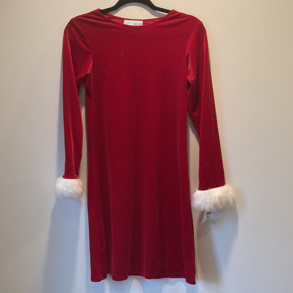 NWT Chantilly Place Christmas Holiday Santa Dress Size 16